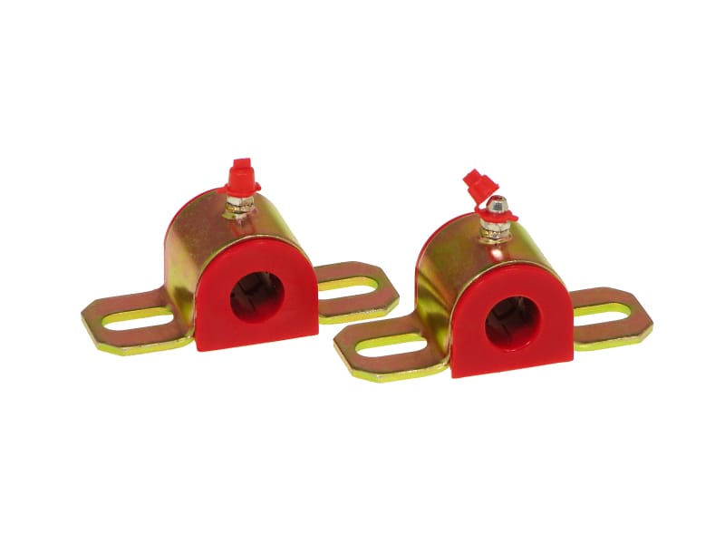 Prothane — Prothane Universal Greasable Sway Bar Bushings - 17MM - Type A Bracket - Red
SWAY BAR BUSHINGS