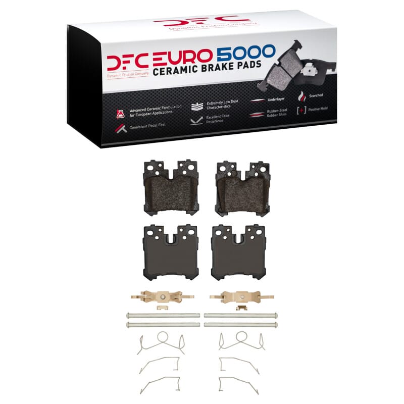 DFC — DFC 07-25 Lexus LS500h Rear Euro 5000 Ceramic Brake Pads and Hardware Kit
DFC EURO Pads + HW