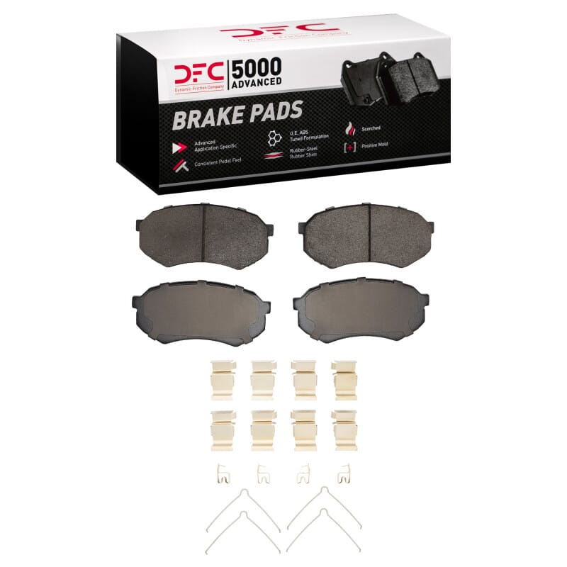 DFC — DFC 88-95 Mazda 929 Front 5000 Advanced Ceramic Brake Pads and Hardware Kit
DFC Brake Pad Set