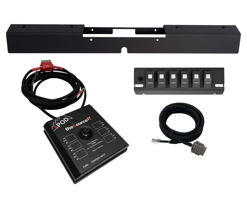 SPOD — Spod 03-06 Jeep Wrangler TJ/LJ SourceLT w/ Red LED Switches