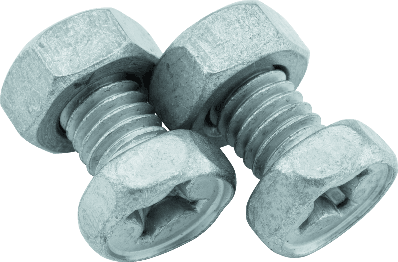 BikeMaster — Battery Bolt 6 x 10mm Bolt/Hex Nut (1 Set)