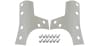 Kentrol — Kentrol 07-18 Jeep Wrangler JK Windshield Support Overlays Pair - Polished Silver