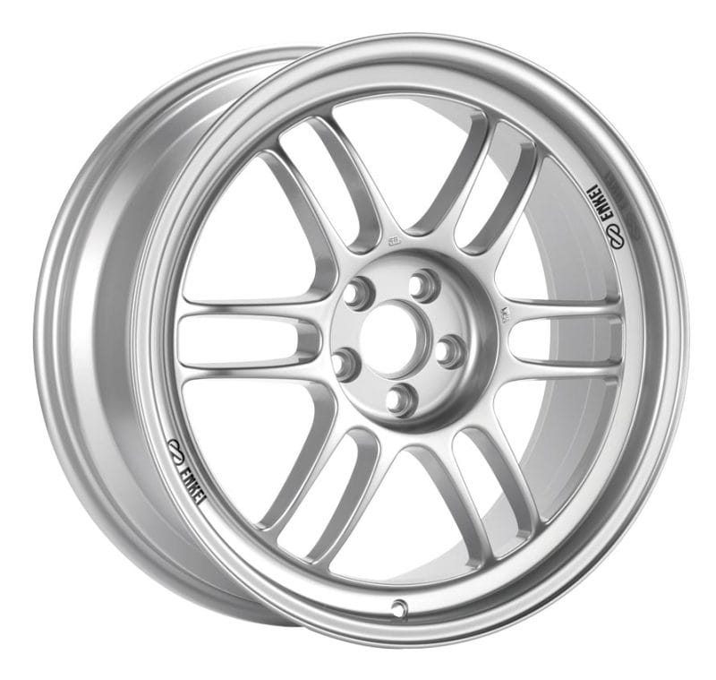 Enkei — Enkei RPF1 18x7.5 5x114.3 48mm Offset 73mm Bore Silver Wheel 07-11 MS3/06-10 Civic Si