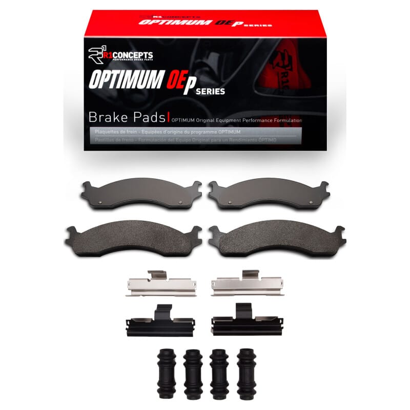 R1 Concepts — R1 98-03 Dodge B3500 / B2500 Front Optimum OE Pads & Hardware Kit
R1 Optimum Oe Pads a