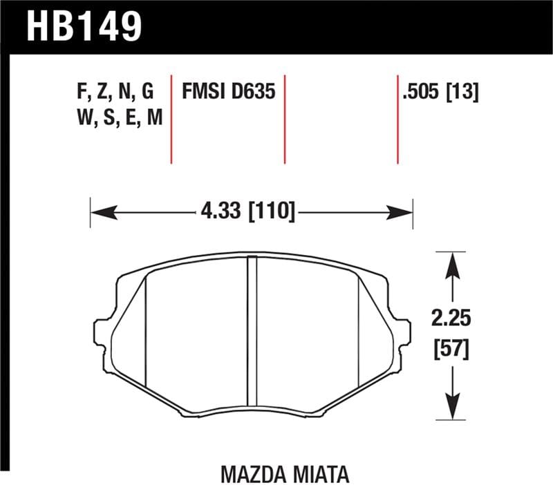 Hawk Performance — HP Plus Disc Brake Pad
