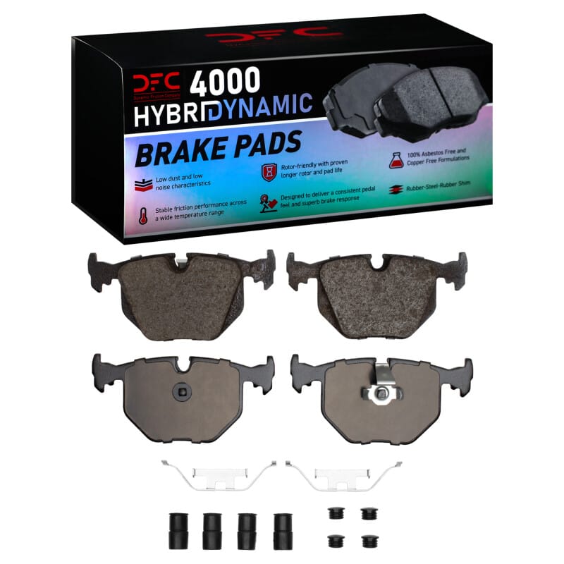 DFC — DFC 91-10 BMW 850CSI Rear 4000 HybriDynamic Brake Pads and Hardware Kit
DFC Brake Pad Set