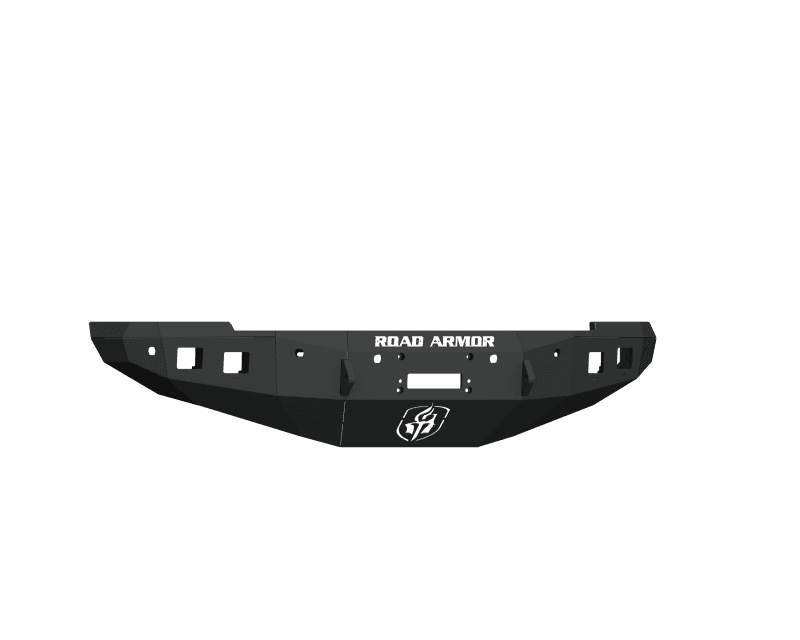 Road Armor — Road Armor 16-18 Ram 2500 Stealth Front Winch Bumper w/6 Sensor Holes - Tex Blk