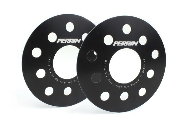 Perrin Performance — PERRIN Subaru/Toyota/Scion 3mm Wheel Spacers (Slip-On Style/No Studs) 5x114.3/5x100 56mm CB - Pair