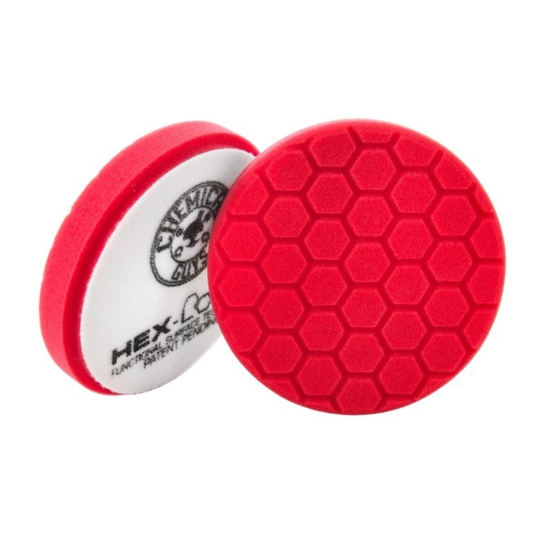Chemical Guys — Chemical Guys Hex Logic Self-Centered Perfection Ultra-Fine Finishing Pad - Red - 6.5in