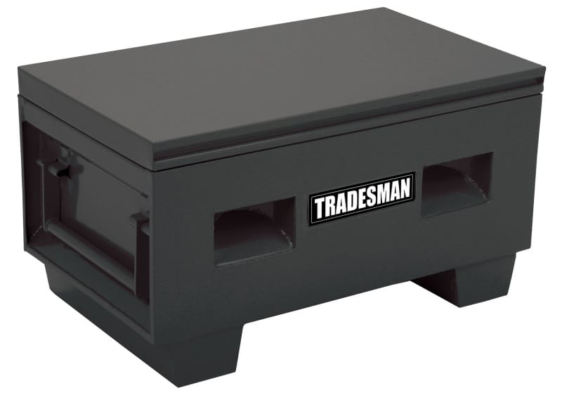 Tradesman — Tradesman Steel Job Site Box/Chest (Light Duty/Small) (32in.) - Black
