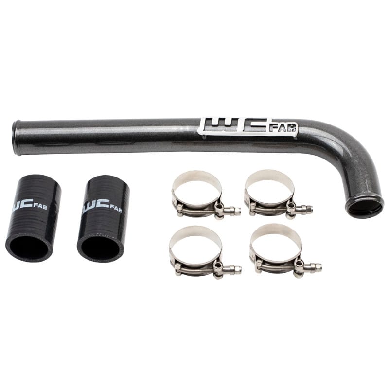Wehrli — Wehrli 10-18 Dodge 6.7L Cummins (Non 13-15 w/Dual Rads/Twin CP3) Upper Coolant Pipe - Gun Metal
Clnt pipe 10-18 GM