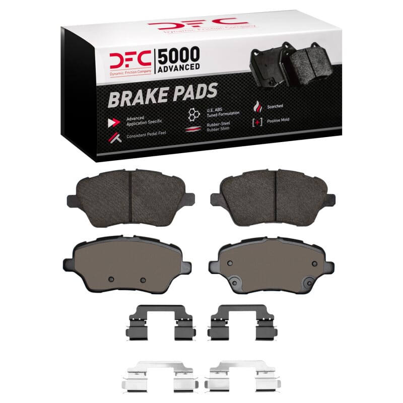 DFC — DFC 14-23 Ford Fiesta (USA/Canada) Front 5000 Advanced Ceramic Brake Pads and Hardware Kit
DFC Brake Pad Set