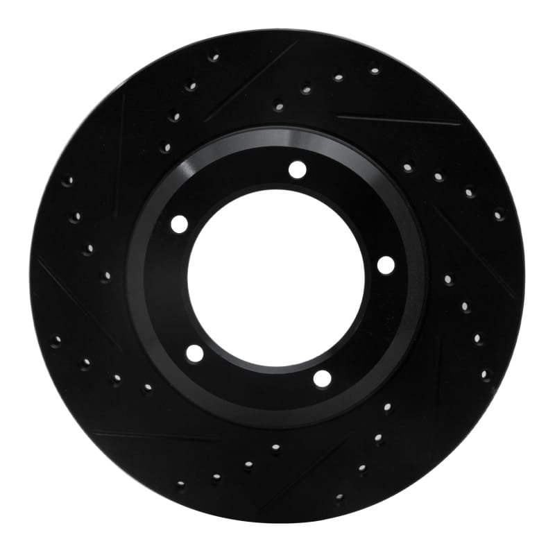 R1 Concepts — R1 90-16 Land Rover Defender 90 Front Left Drilled & Slotted Black Brake Rotor
R1 Brake Rotor Drill