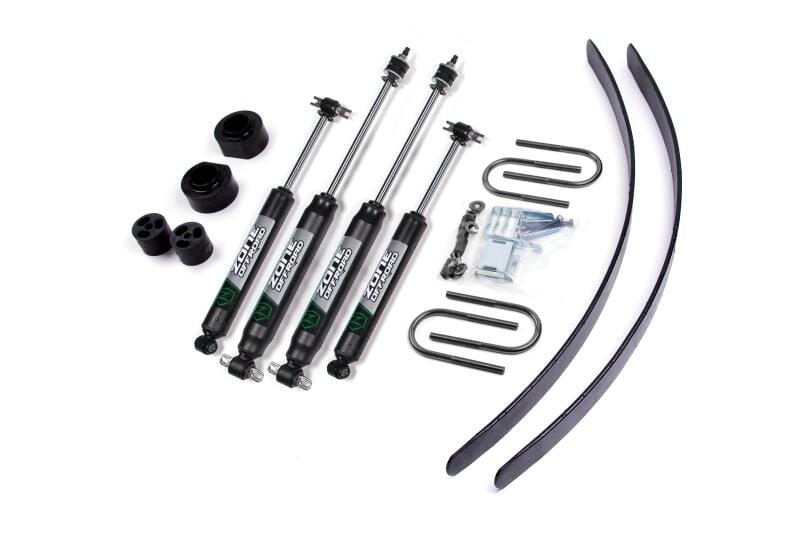 Zone Offroad — Zone Offroad 84-01 Jeep XJ 2in Kit w/Dana35 Axle