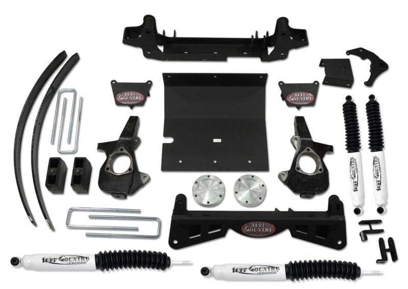 Tuff Country — Tuff Country 2006 Silverado 1500 4X4 4in Lift Kt (w/3pc Sub Frm w/o Fctry Air Ride Shocks SX8000)
Complete Kit (w/SX80