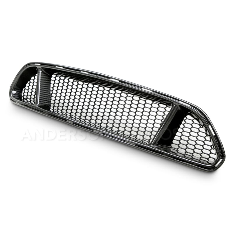 Anderson Composites — Anderson Composites 15-16 Ford Mustang Type-GT Front Upper Grille