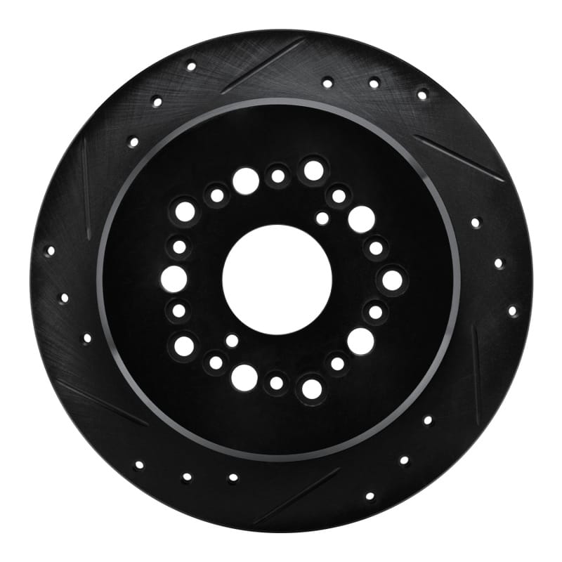 R1 Concepts — R1 90-92 Lexus LS400 Rear Left Drilled & Slotted Black Brake Rotor
R1 Brake Rotor Drill
