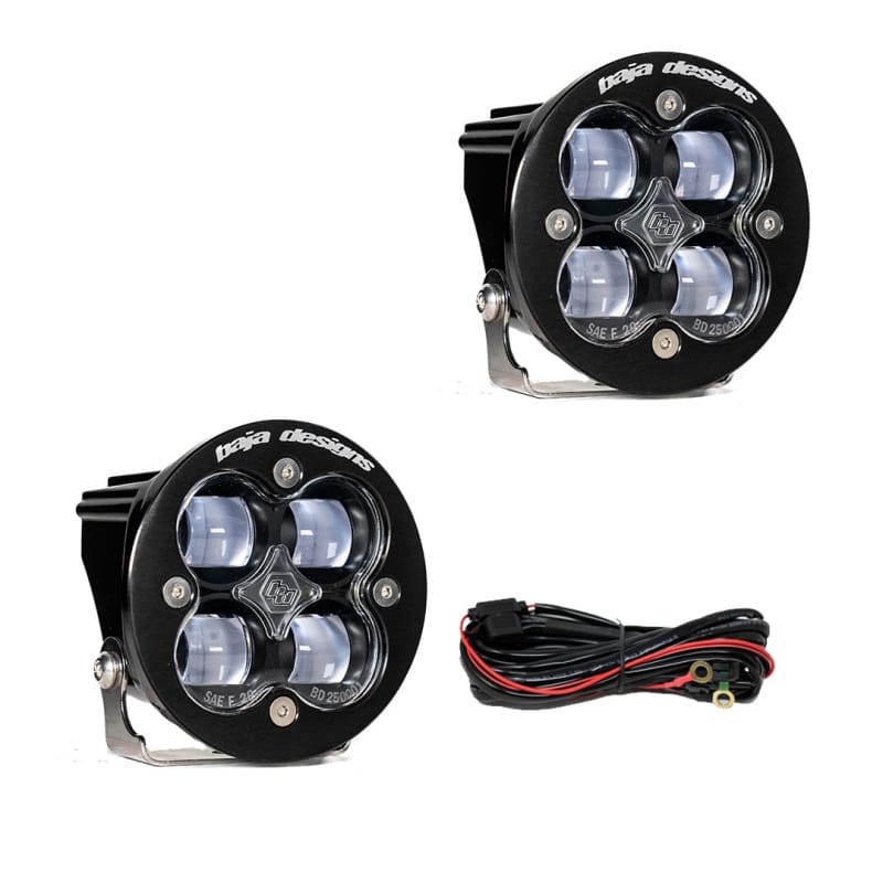 Baja Designs — Baja Designs Squadron R SAE LED Spot Light - Clear - Pair