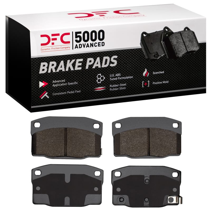 DFC — DFC 88-93 Pontiac Fiero Rear/Front 5000 Advanced Semi Metallic Brake Pads
DFC Brake Pad Set