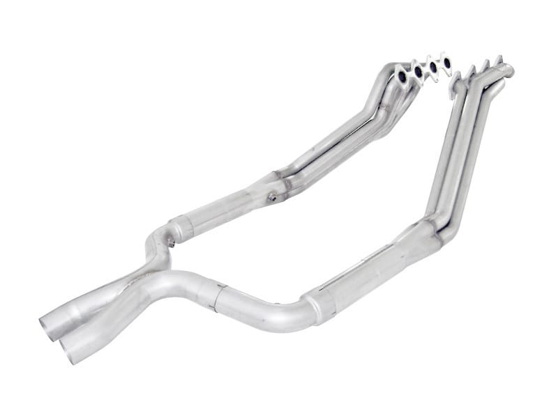 Stainless Works — Stainless Works 2005-10 Mustang GT 1-3/4in Headers 3in High-Flow Cats X-Pipe Factory Connection
Exhaust System