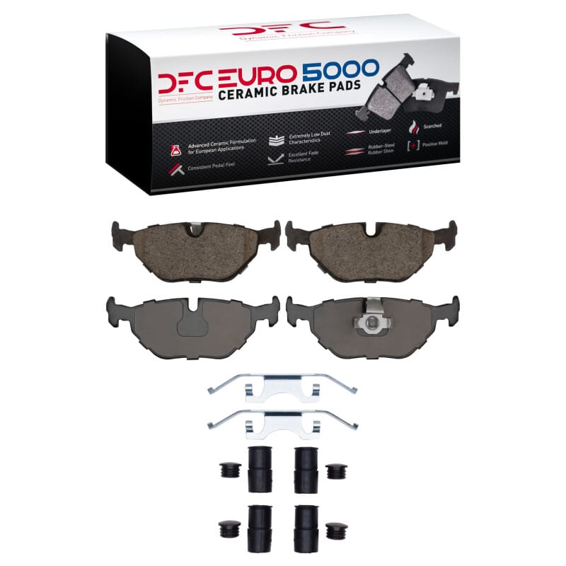 DFC — DFC 96-03 BMW 525I (USA/Canada) Rear Euro 5000 Ceramic Brake Pads and Hardware Kit
DFC EURO Pads + HW