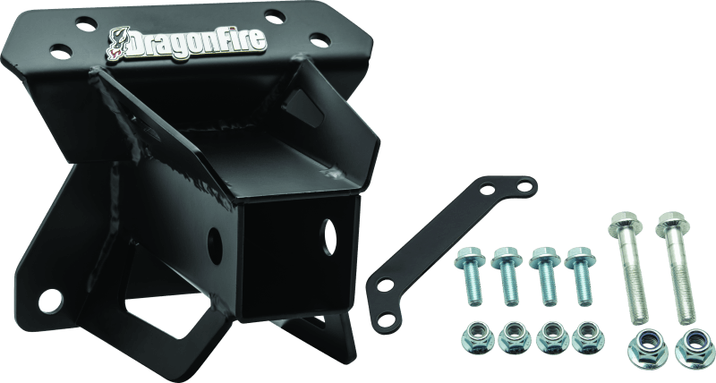 DragonFire Racing — Receiver Hitch, Heavy-Duty, Rear, Black