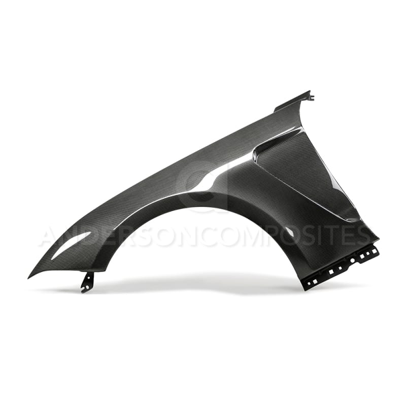 Anderson Composites — Anderson Composites 2018 Ford Mustang GT350 Style Carbon Fiber Fenders (Pair)
