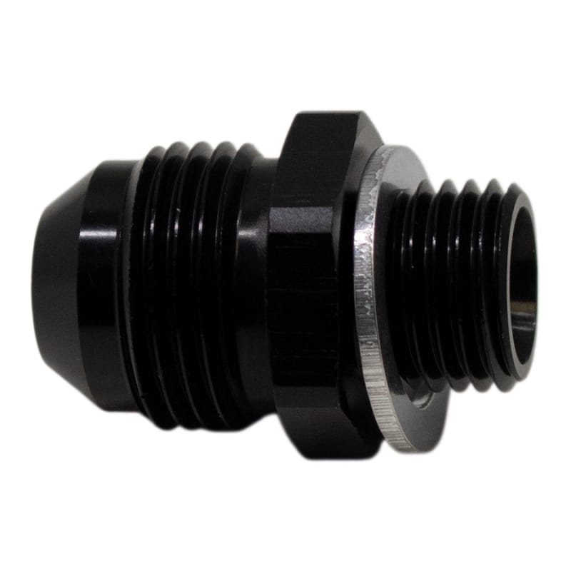 DeatschWerks — DeatschWerks 8AN Male Flare to M14 X 1.5 Male Metric Adapter (Incl Washer) - Anodized Matte Black
Lines & Fittings