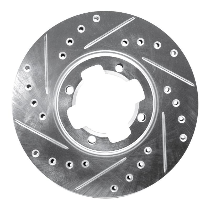 R1 Concepts — R1 83-89 Subaru STANDARD Front Left Drilled & Slotted Silver Brake Rotor
R1 Brake Rotor Drill
