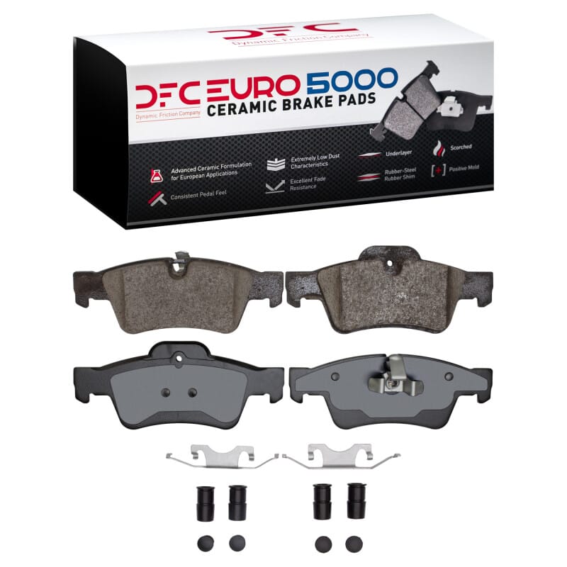 DFC — DFC 05-18 Mercedes-Benz GL320 Rear Euro 5000 Ceramic Brake Pads and Hardware Kit
DFC EURO Pads + HW