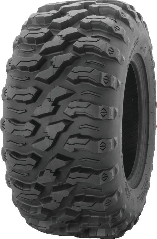 QuadBoss — QBT446 Radial Utility Tire, 25x10R12, Radial, Rear, Non-Directional