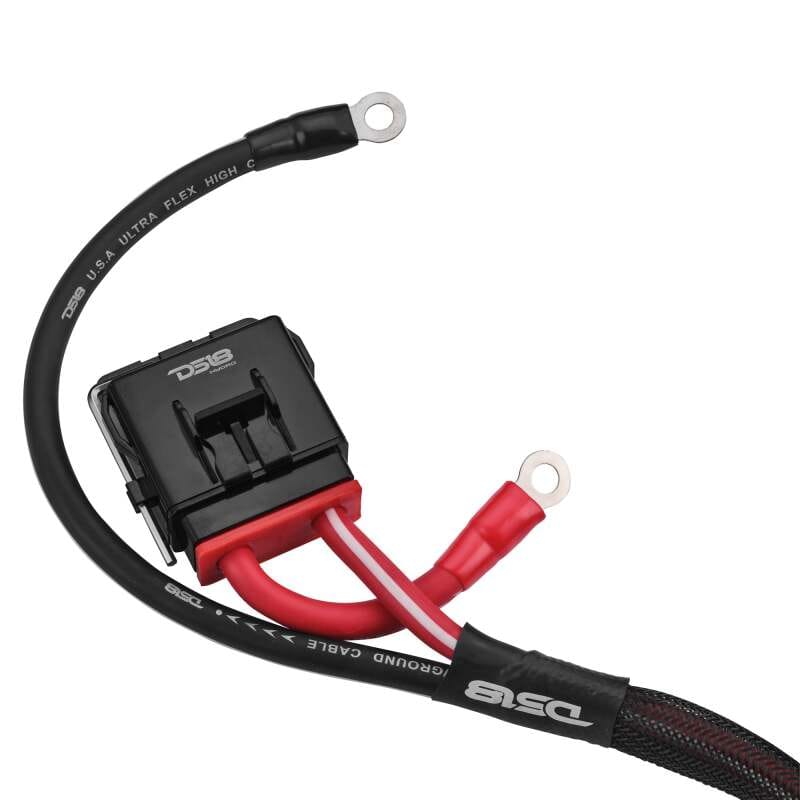 DS18 — DS18 4-GA Water Resistant Fuse Holder 12 Ft of Power and Ground Wires 4 Door UTV