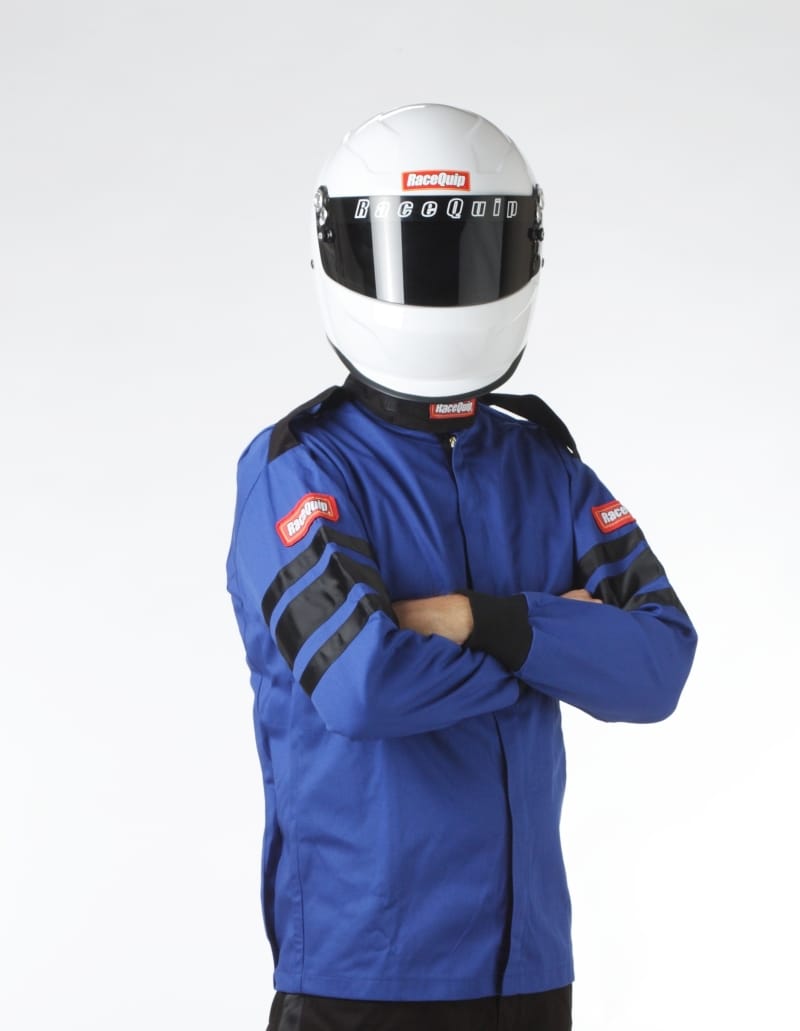 Racequip — RaceQuip Blue SFI-1 1-L Jacket - Large