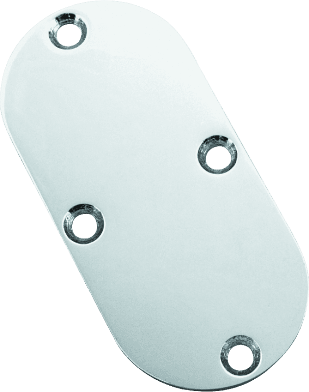Bikers Choice — Bikers Choice 65-86 FL FX 4 Speed Chrome Inspection Cover Replaces H-D 60572-78T No Shifter Hole