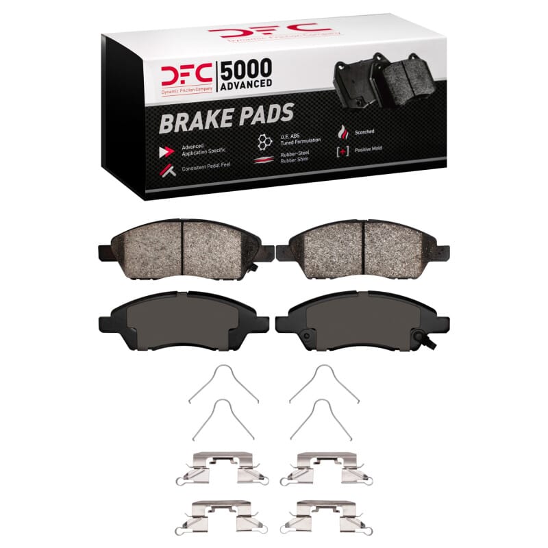 DFC — DFC 11-25 Nissan Versa Front 5000 Advanced Ceramic Brake Pads and Hardware Kit
DFC Brake Pad Set