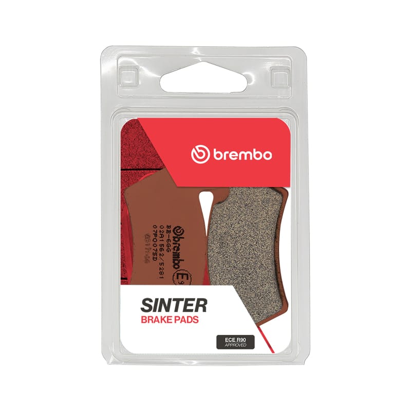 Brembo OE Powersports — Brembo OE 02-13 Polaris Ranger 2x4, 4x4, 6x6 500cc Sinter Brake Pad - Front