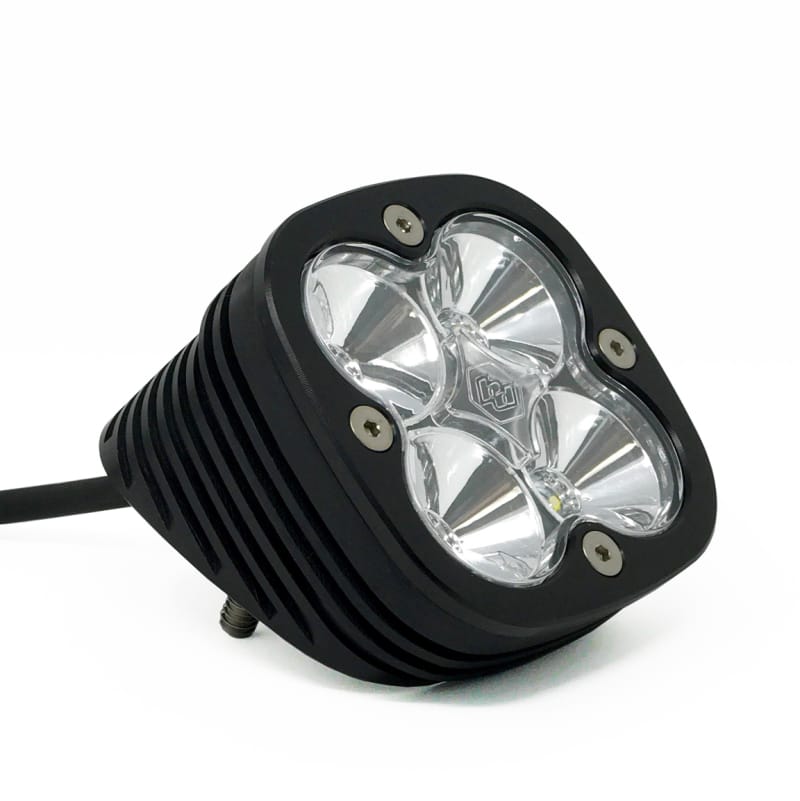 Baja Designs — Baja Designs Squadron Pro Series Black Flush Mount Work/Scene Pattern LED Light Pod - Clear