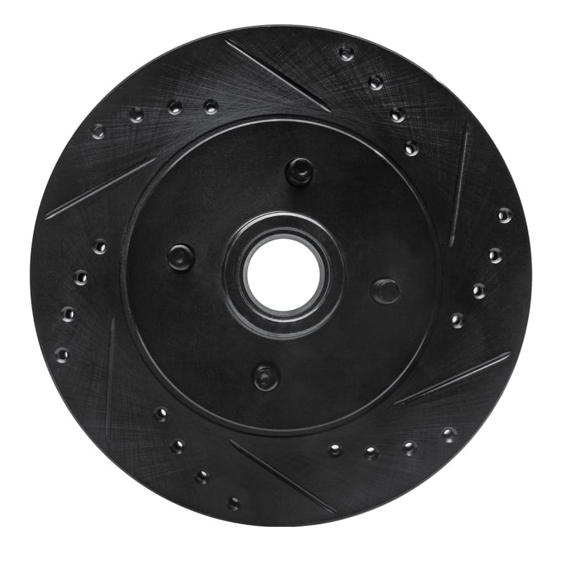 R1 Concepts — R1 87-93 Ford Mustang Front Right Drilled & Slotted Black Brake Rotor
R1 Brake Rotor Drill