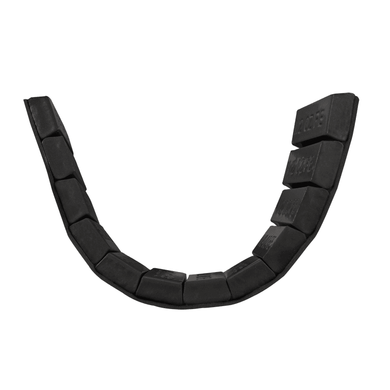 Counteract — Counteract 1/2oz Trapzeium Steel Adhesive Wheel Weights Roll - Black - 300pcs - .5oz (150oz)