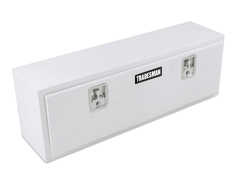Tradesman — Tradesman Steel Top Mount Truck Tool Box (48in.) - White
