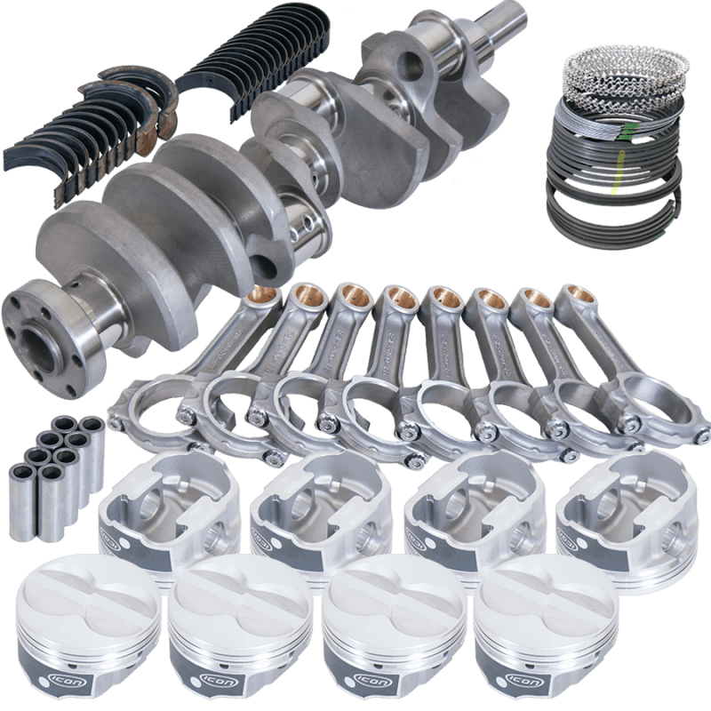 Eagle — Eagle Ford 289/302 3.250in Crank 5.400in I-Beam Rod -11cc Flat Top 4.000in Pistons Rotating Assembly
Pro Street Assembly