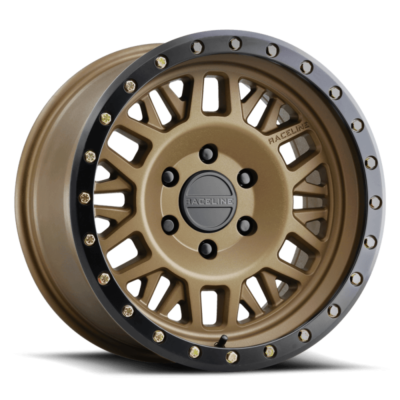 Raceline — Raceline 951BZ Ryno 16x8in / 5x114.3 BP / 0mm Offset / 72.62mm Bore - Bronze Wheel