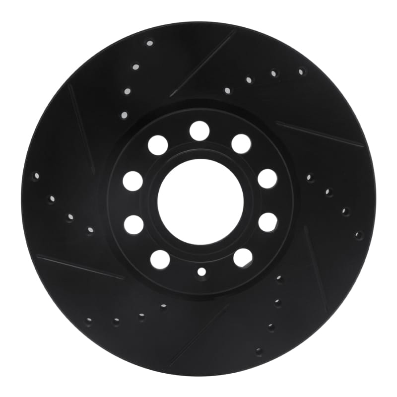 R1 Concepts — R1 92-08 Audi A4 (Mexico) Front Left Drilled & Slotted Black Brake Rotor
R1 Brake Rotor Drill