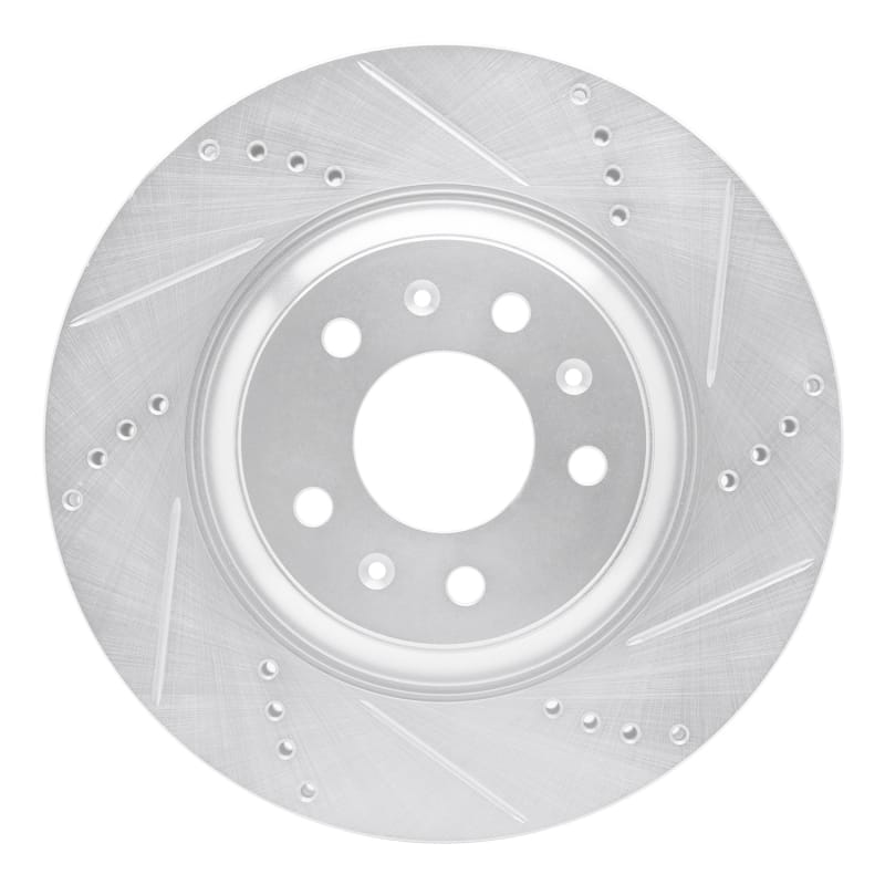 R1 Concepts — R1 04-08 Cadillac CTS Front Right Drilled & Slotted Silver Brake Rotor
R1 Brake Rotor Drill