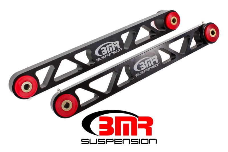 BMR Suspension — BMR 05-14 S197 Mustang Billet Aluminum Lower Control Arms (Polyurethane) - Black Anodized