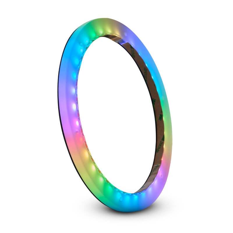 DS18 — DS18 Marine And Powersports Speakers And Towers Ring 8in Digital LED lights 1/2in Spacer Depth