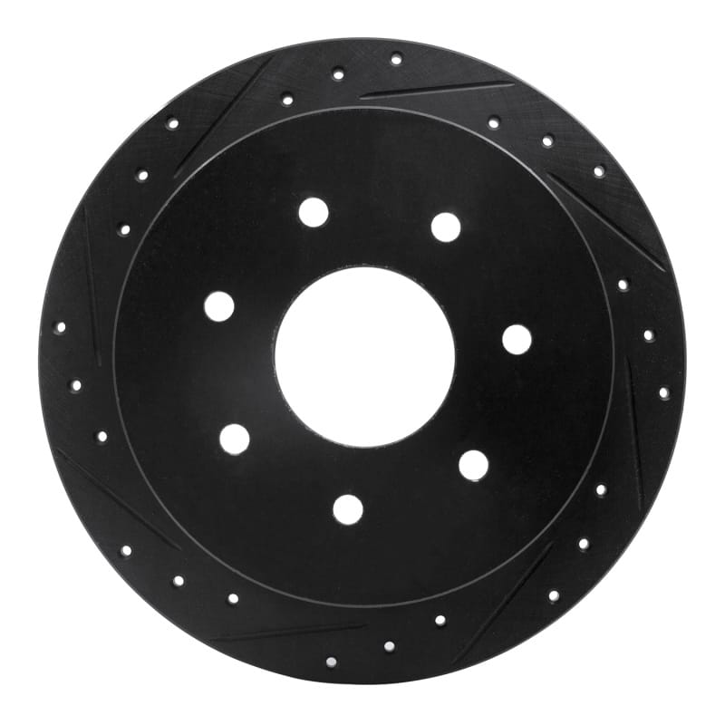 R1 Concepts — R1 97-04 Ford F-150 4WD Rear Left Drilled & Slotted Black Brake Rotor
R1 Brake Rotor Drill