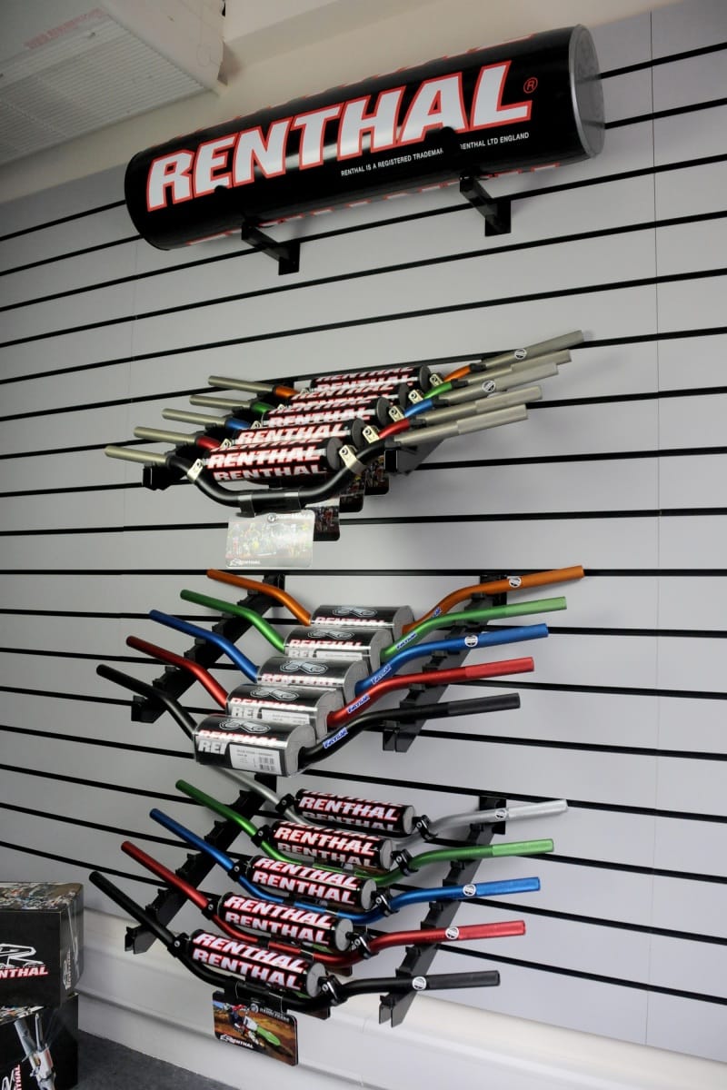 Renthal — Renthal Handlebar Slatwall Display
