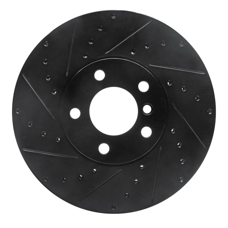 R1 Concepts — R1 07-19 BMW X6 Front Left Drilled & Slotted Black Brake Rotor
R1 Brake Rotor Drill