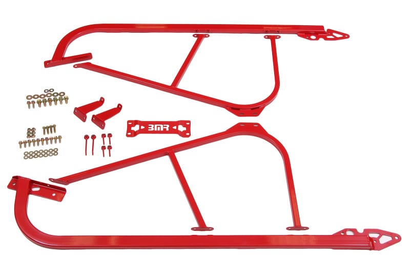 BMR Suspension — BMR 08-17 Challenger Bolt-On Subframe Connectors - Red